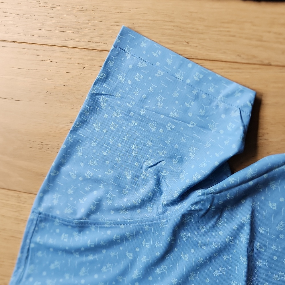 Peter Millar Shark Tooth Island Performance Mesh Polo in Cottage Blue - Picture 7 of 15